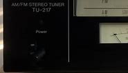 Sansui AM/FM Stereo Tuner TU-217 - What’s inside & Play Time #sansui #stereo #tuner