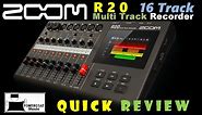 ZOOM R20 Multi Track Recorder: Quick Review