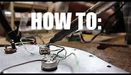 How To Solder: Basic Electric Guitar Wiring 101 (by request)