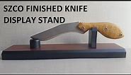 SZCO FINISHED KNIFE DISPLAY STAND