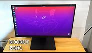 ‎KOORUI ‎22N1 monitor 22" LED Full HD • Unboxing, installation and settings overview