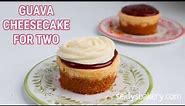 Guava Cheesecake Recipe for two | Seidy's Bakery