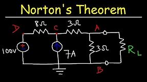 Norton's Theorem and Thevenin's Theorem - Electrical Circuit Analysis