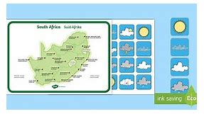 Weather Forecasting Map Pack English/Afrikaans