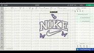 Nike with Butterfly SVG, Nike Logo PNG, DXF, EPS Cut files