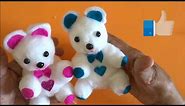 cotton crafts || cotton Doll || Teddy from cotton || Doll making || cotton craft easy || Tutorial