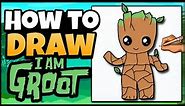 How to Draw Groot | Earth Day Art for Kids