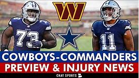 Cowboys vs. Commanders: Injury Report, Top Matchups, Players To Watch | Week 18 NFL Preview