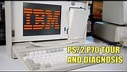 IBM PS/2 P70 Tour and Diagnosis - Part 1!