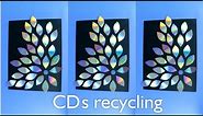 DIY Room Decor / CD wall art ideas / Easy recycled project