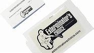 Exterminator’s Choice - Large White Glue Sticky Traps - Professional Quality Glue Board - Easy Pest Control for Ants, Roaches, Crickets, Spiders, Beetles and More - Includes 8 Traps