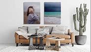 Personalized Canvas Prints With Your Photos 16X20 - Turn Pictures Into Amazing Unframed Canvas Wall Art - Perfect For Home Decor, Meaningful Gifts & Souvenir - Variety Of Sizes For Choice(Portrait)