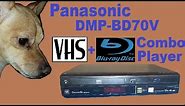 Panasonic DMP-BD70V VHS/Bluray combo player