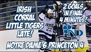 Notre Dame 6 Princeton 4 | Ice Hockey highlights