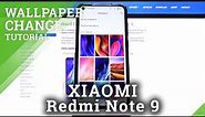 How to Change Wallpaper in Xiaomi Redmi Note 9 - Set Up Wallpaper