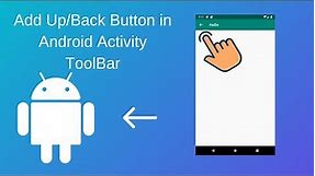 How to add Android Back Button / Up Button in Activity ActionBar