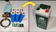 How To Convert 4v 4Ah Lead Acid Battery Into 12.6v 4Ah Lithium Ion Battery Pack