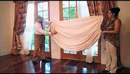 Perfect Curtain Swags DIY | How to Make Swags |Galaxy-Design Video #95