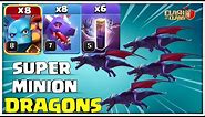 Th12 Super Minion Dragon Attack Strategy | Clash of Clans