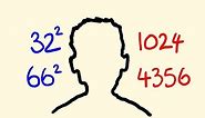 How to square any numbers in your head - fast mental math trick