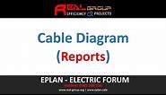 Cable Diagram (Reports) | EPLAN Education