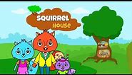 Animal Town: Squirrel House Game🐿️ | Cartoon Games for Kids | Animated Cartoons for Children
