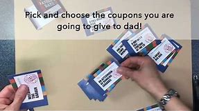 How to make a Father's Day Coupon Book