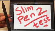 Microsoft Surface Slim Pen 2 - Latency and Handwriting Test on Surface Pro 9