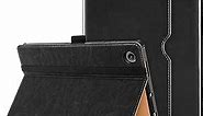 DTTO for Samsung Galaxy Tab A8 10.5 inch Case 2022, Premium Leather Business Folio Stand Cover with Built-in Hand Strap for Samsung Galaxy Tab A8 10.5’’ 2022 Model [SM-X200/X205/X207], Black