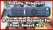How to Program a Universal Remote to Your Smart TV!