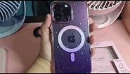 Unboxing! Kate Spade Ombre for iPhone 14 Pro Max Deep Purple!!Ringke and Sanptoch accessories