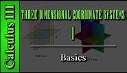 Calculus III: Three Dimensional Coordinate Systems (Level 1 of 10) | Basics