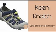 Keen Knotch Creek dětské outdoorové sandály tm. modré