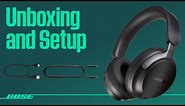 Bose QuietComfort Ultra Headphones – Unboxing and Setup