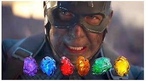 Captain America Returns All The Infinity Stones In Avengers: Endgame Fan Art