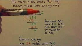 Grade 4 Math 4.12b, Word Problems involving Long Division with remainders