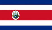 Historical Flag Of Costa Rica