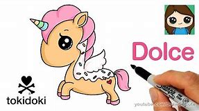 How to Draw a Cute Unicorn Easy | Dolce Tokidoki