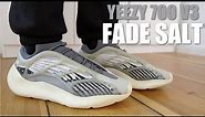 ONE OF THE BEST COLORWAYS? - ADIDAS YEEZY 700 V3 FADE SALT REVIEW & ON FEET