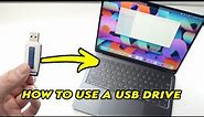MacBook Air M2: How to Connect and Use a USB DRIVE