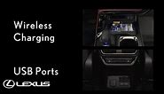 Lexus How-To: NX Wireless Charging, USB Ports, and Power | Lexus
