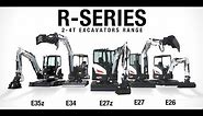 NEW Bobcat R-SERIES, 2-4T Excavators Range