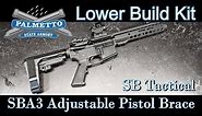 Palmetto State Armory SBA3 Brace with Lower Parts Kit Install & First Look