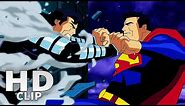 Black Suit Superman vs. Cloned Superman | Superman: Doomsday