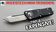 Microtech Mini Troodon Cali Legal OTF Automatic Knife - Overview and Review