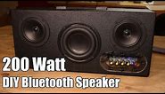 DIY Executive 200 Watt Portable Bluetooth Speaker Kit Quick Build