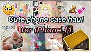 ✧･ﾟiPhone 11 | Cute & Aesthetic Phone Casing Haul + Try-on ★Shopee 🇲🇾★･ﾟ✧