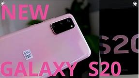 SAMSUNG GALAXY S20 PHONE TOUR AND UNBOXING CLOUD PINK
