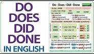 Do Does Did Done - English Grammar Lesson