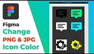 How to Change Color of PNG/JPEG Icons in Figma?